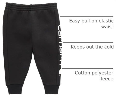 Carhartt Boys Fleece Logo Sweatpants Pants