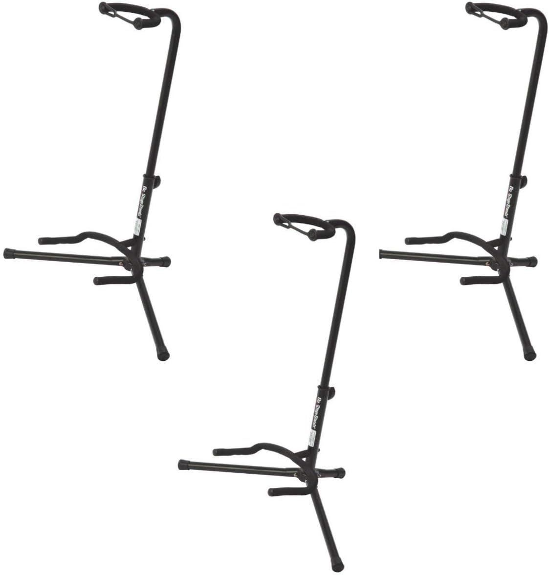 OnStage On Stage XCG4 Velveteen Padded Tubular Guitar Stand - (2 Pack)