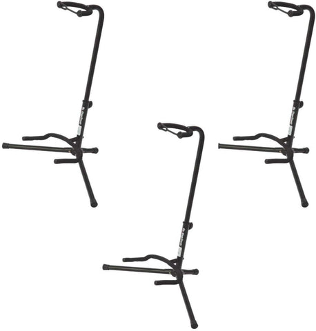 OnStage On Stage XCG4 Velveteen Padded Tubular Guitar Stand - (2 Pack)