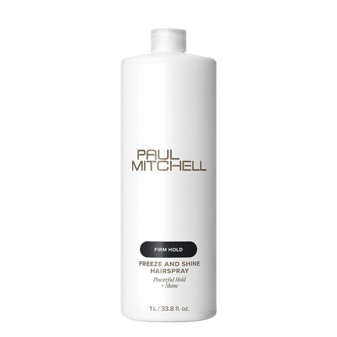 Paul Mitchell Freeze and Shine Super Hairspray, Maximum Hold, Shiny Finish Hairspray, For Coarse Hair