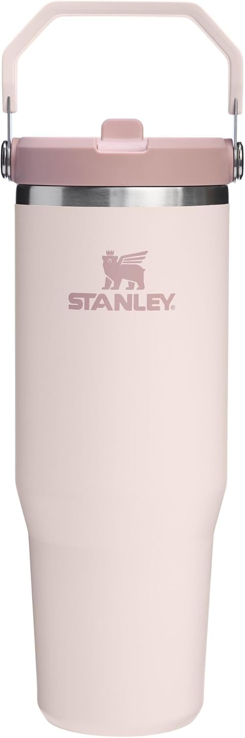 STANLEY IceFlow 2.0 Flip Straw Tumbler, 30 oz, Rose Quartz