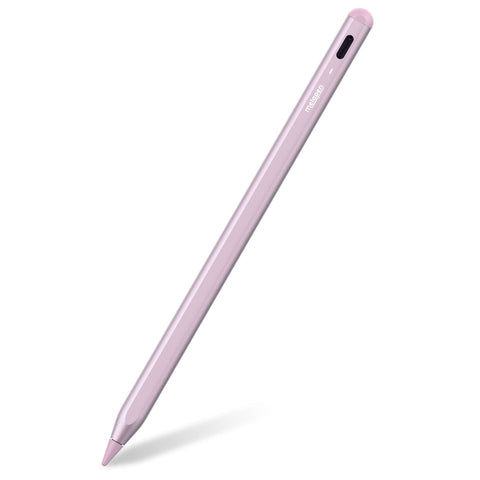 Metapen Pencil A8 for Apple iPad 2018-2024, 2X Faster Charge, Tilt Sensitivity Palm Rejection Stylus Pen for iPad 10/9/8/7/6th Gen, iPad Pro 12.9/11/13-inch M4, iPad Air 3/4/5/M2 iPad Mini 5/6, Pink