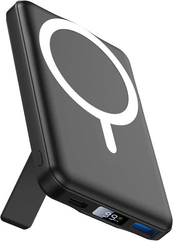 AOGUERBE for MagSafe Portable Charger, 10000mAh Magnetic Charger for iPhone