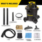 Stanley - SL18116P Wet/Dry Vacuum, 6 Gallon, 4 Horsepower Black