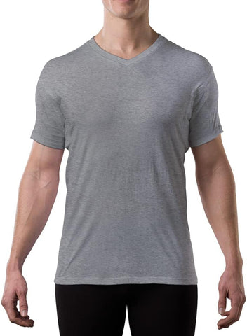 Men's Cotton Sweatproof Undershirt, Odor & Sweat Blocking, V-Neck