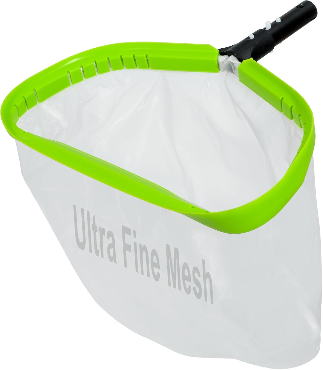 Pool Net,Professional Ultra Fine Mesh Pool Leaf Skimmer Nets for Silt, Sand,Pollen Debris Cleaning with Super Extra Fine Nylon Deep Bag,Heavy Duty Aluminum Frame & Handle Rake(Pole Not Included)