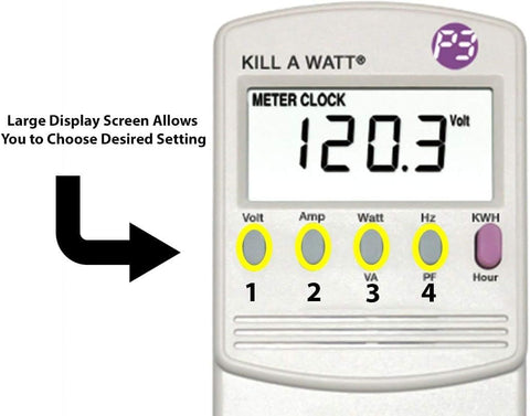 2-Pack P3 P4400 Kill A Watt Electricity Usage Monitor (2-Pack)