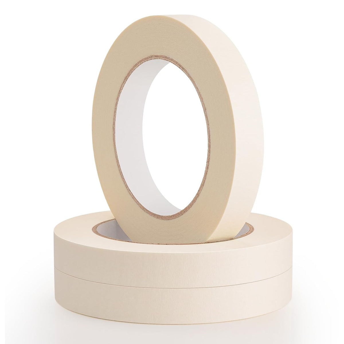 KICNIC Painter Tape White Masking Tape, 0.7 in x 60 yd, 3 Rolls, Removable
