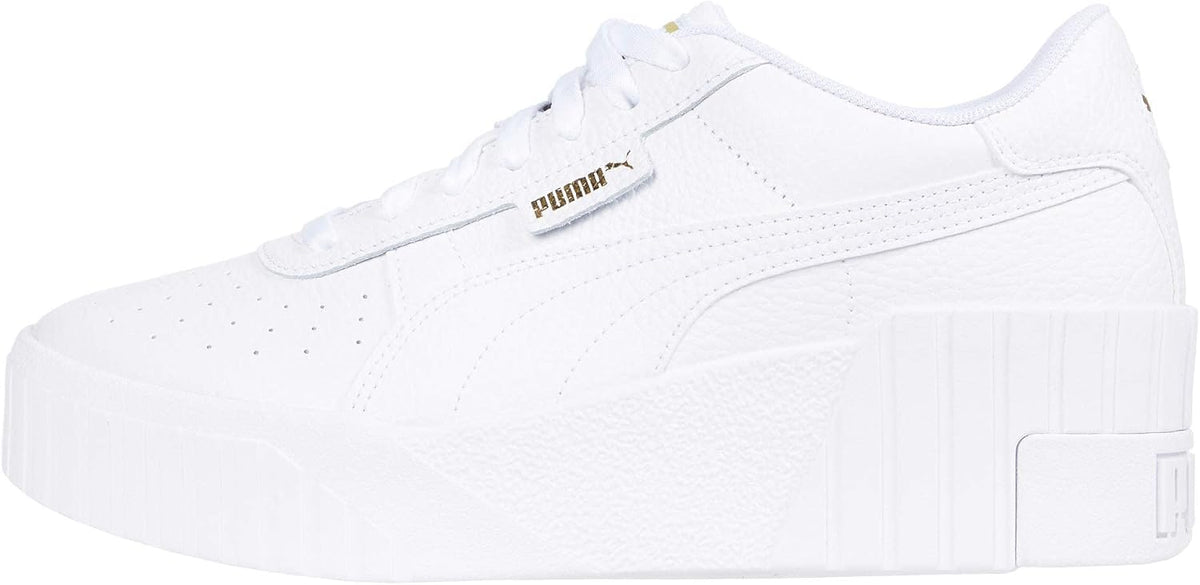PUMA Womens Cali Platform Sneakers Shoes Casual - White