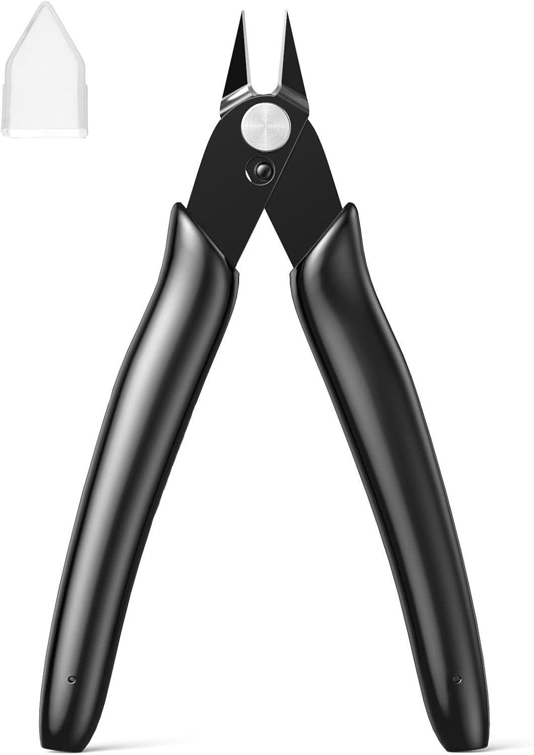 BOENFU Flush Cutters Spring Loaded Jewelry Pliers Side Wire Cutter