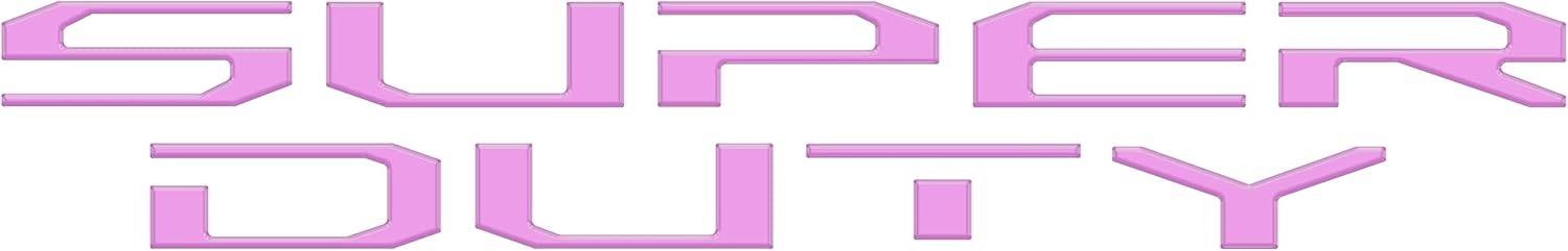 Hood Letter Inserts - Compatible with 2023-2026 Super Duty