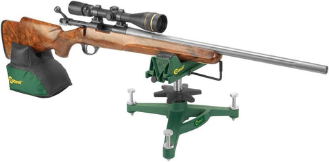 Caldwell Rock DLX Benchtop Shooting Rest, Front Bag, 3-Point Frame