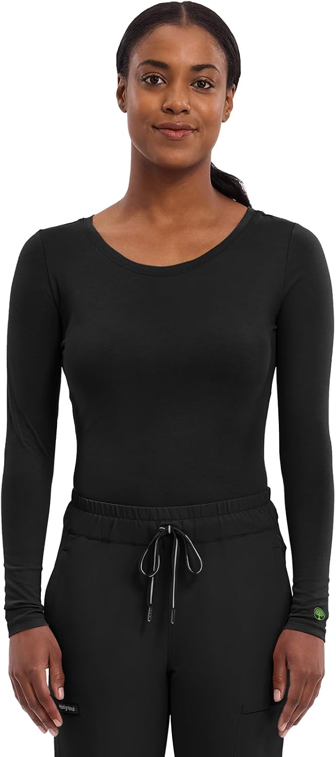 Healing Hands Underscrub Long Sleeve Women Knits Scrub Tops