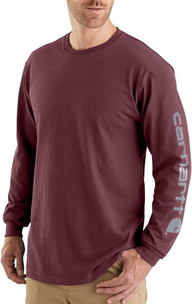 Carhartt Men's Dearborn Loose LS Logo T-Shirt