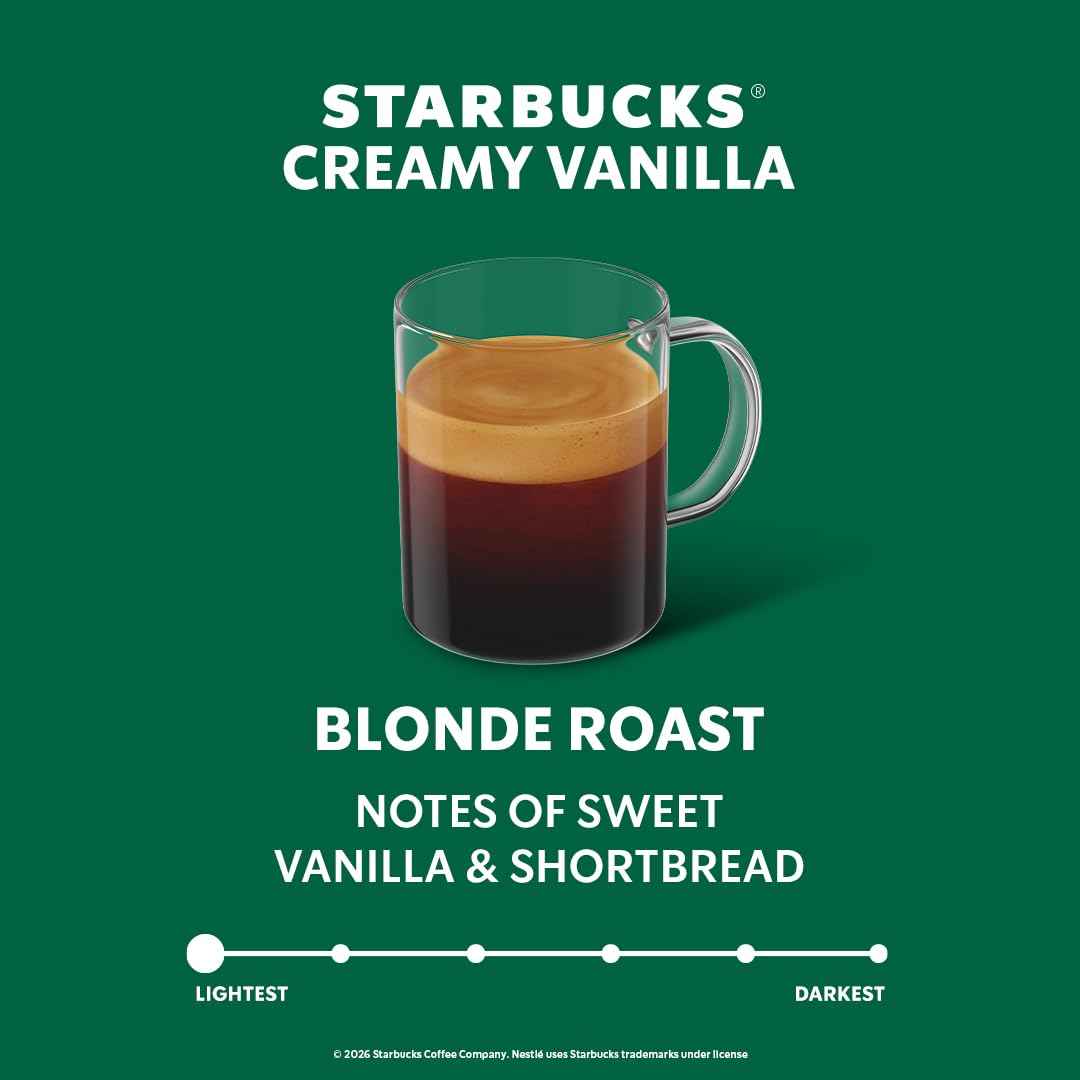 Starbucks by Nespresso Vertuo, Vanilla Flavored Coffee, 30-count