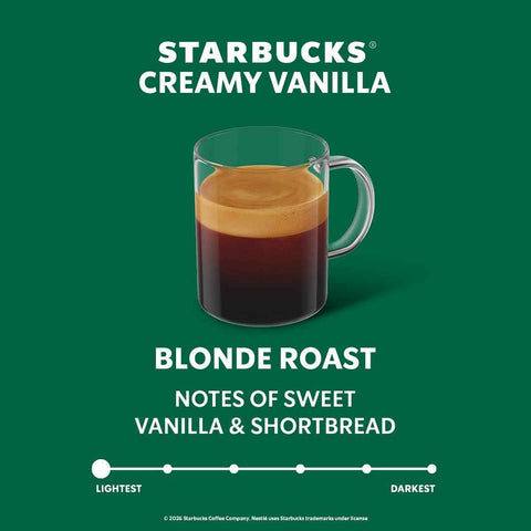 Starbucks by Nespresso Vertuo, Vanilla Flavored Coffee, 30-count