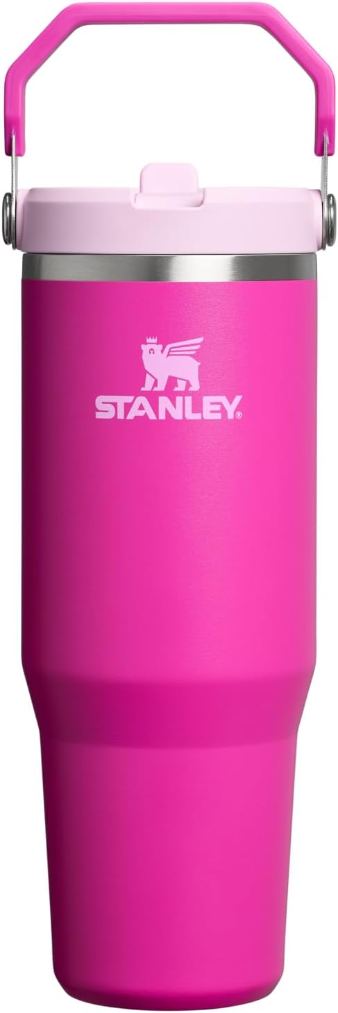 STANLEY IceFlow 2.0 Flip Straw Tumbler, 30 oz, Violet Blossom