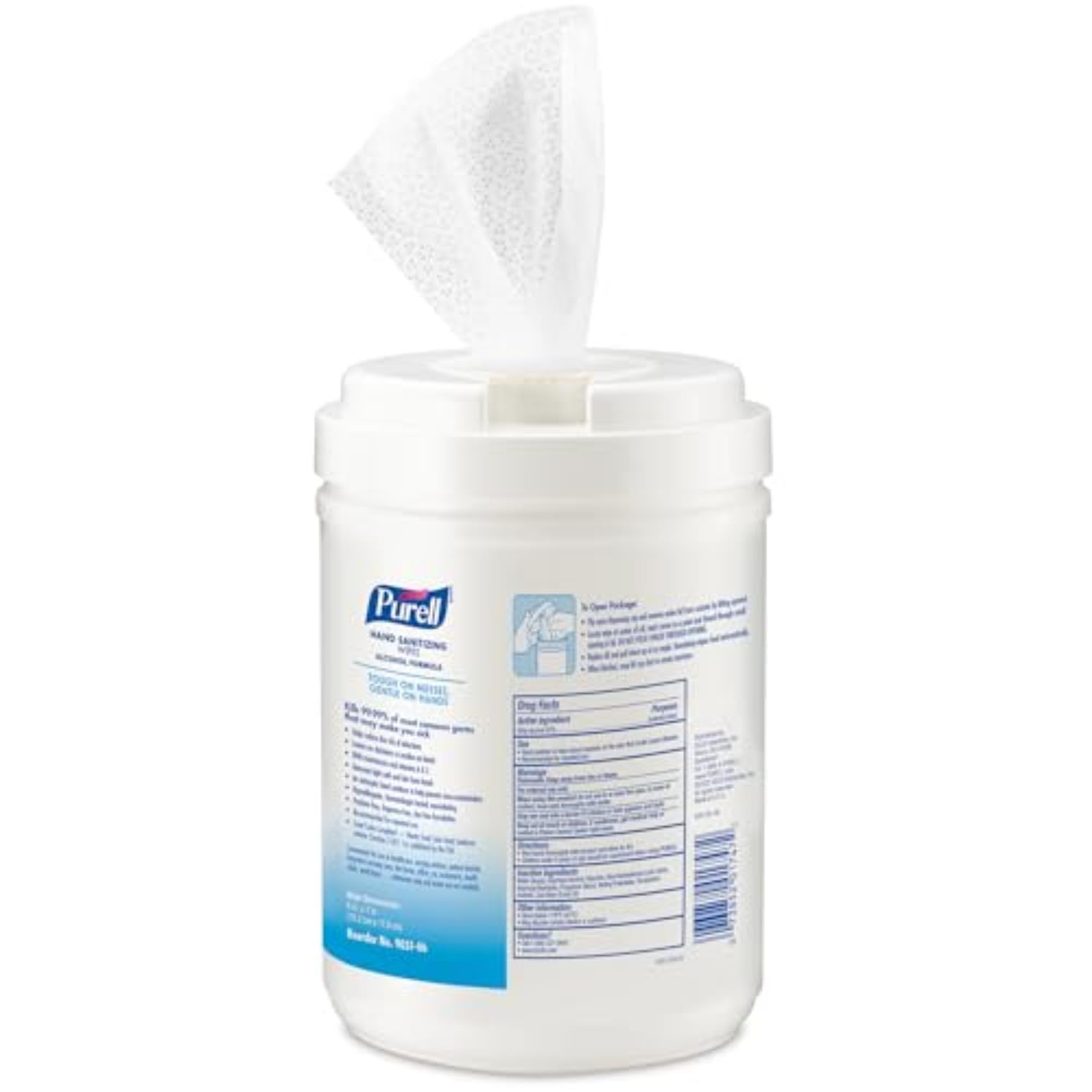 Purell Hand Sanitizing Wipes, Alcohol Formula 6pk x175ct 9031-06