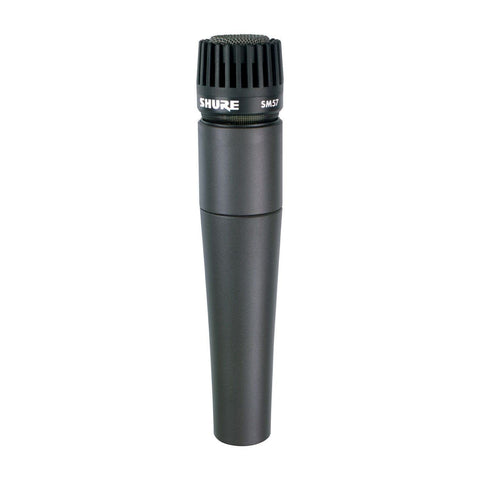 Shure SM57 Pro XLR Dynamic Microphone - Professional Studio & Live Performance Cardioid Mic for Instruments, Recording for Drums, Percussion, & Instrument Amplifier Miking (SM57-LC)