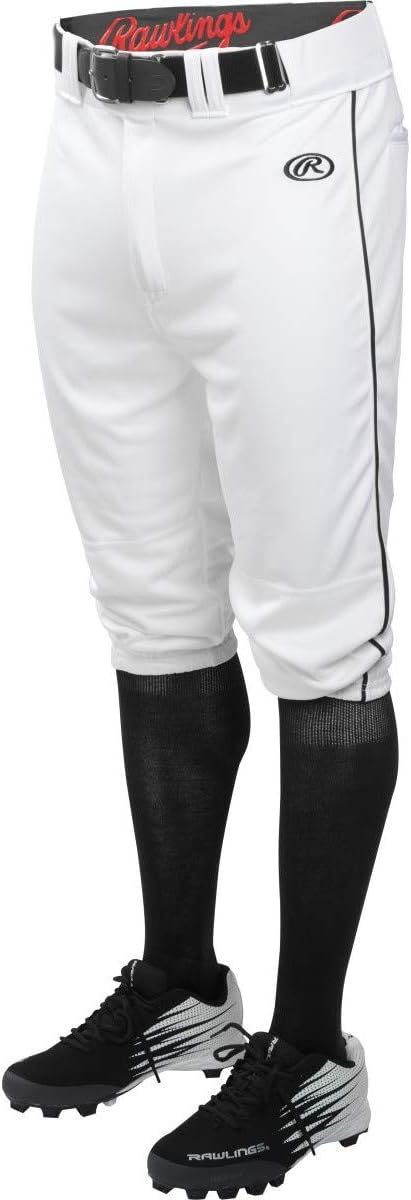 Rawlings Men's Launch Baseball Pants | Knicker Fit | Multiple Colors