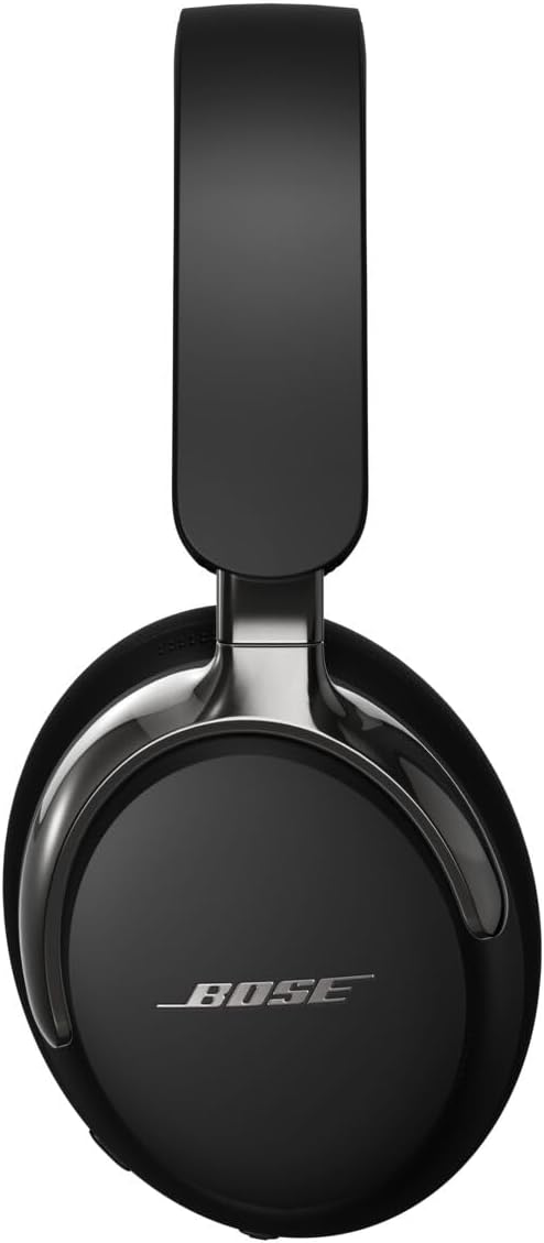 Bose QuietComfort Ultra Bluetooth Headphones (2nd Gen), Wireless Headphones with Spatial Audio, Over Ear Noise Cancelling with Mic, Up to 30 Hours of Play time, Black
