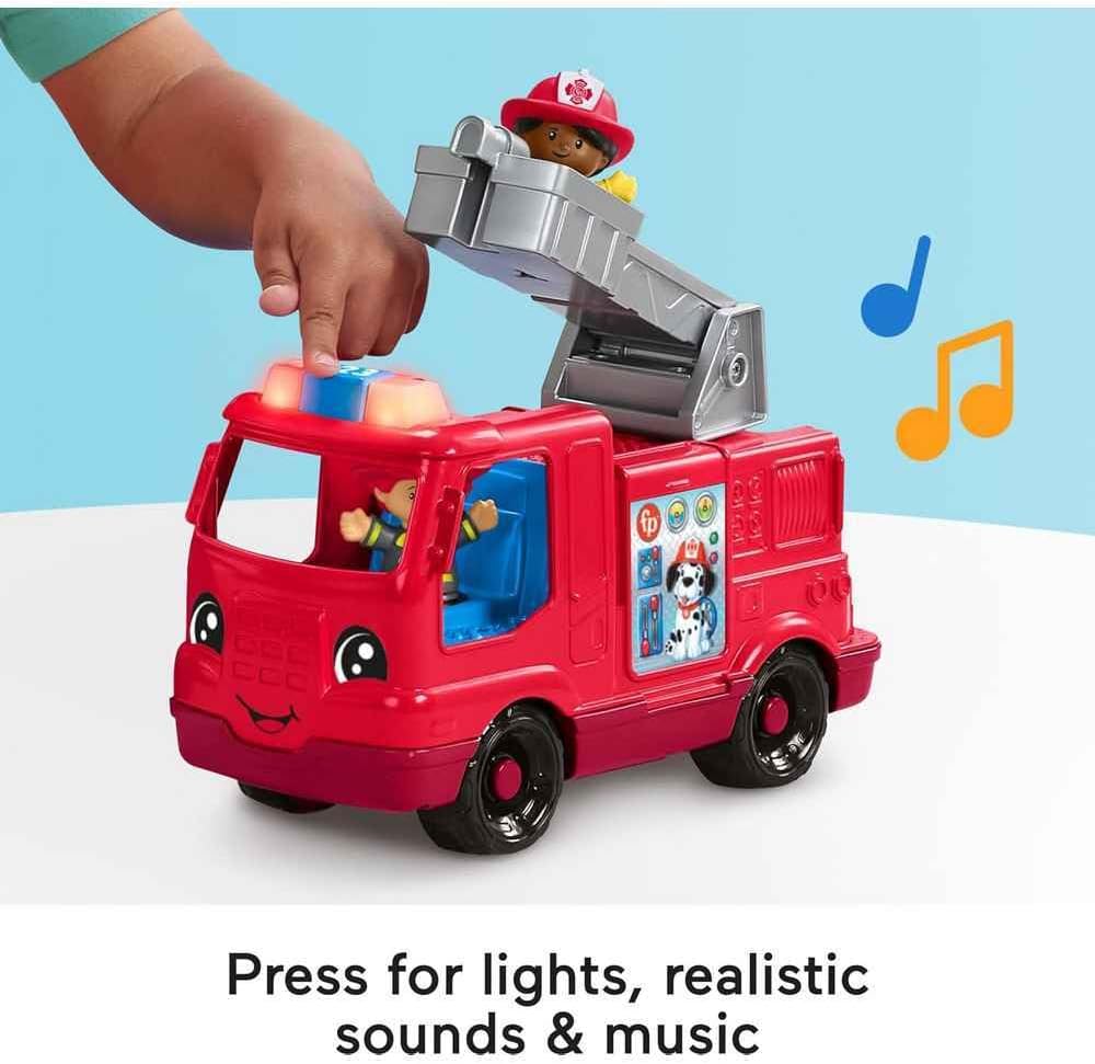 Fisher-Price Little People Fire Truck Toddler Toy