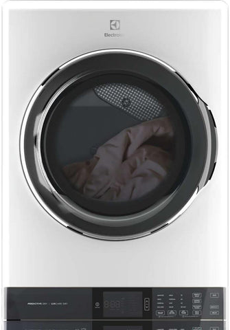 Electrolux ELTE7600AW 4.5 Cu. Ft. Front-Load Washer & 8.0 Cu. Ft. Electric Dryer Stacked Laundry Tower in White with SmartBoost Premixing