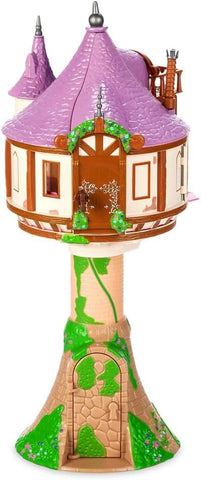Disney Store Action Toys Rapunzel Tower Playset - 19-Piece Tangled Play Set with Rapunzel, Flynn & More Princess Toys- Includes Tower Apartment, Sculpted Figures & Art Accessories