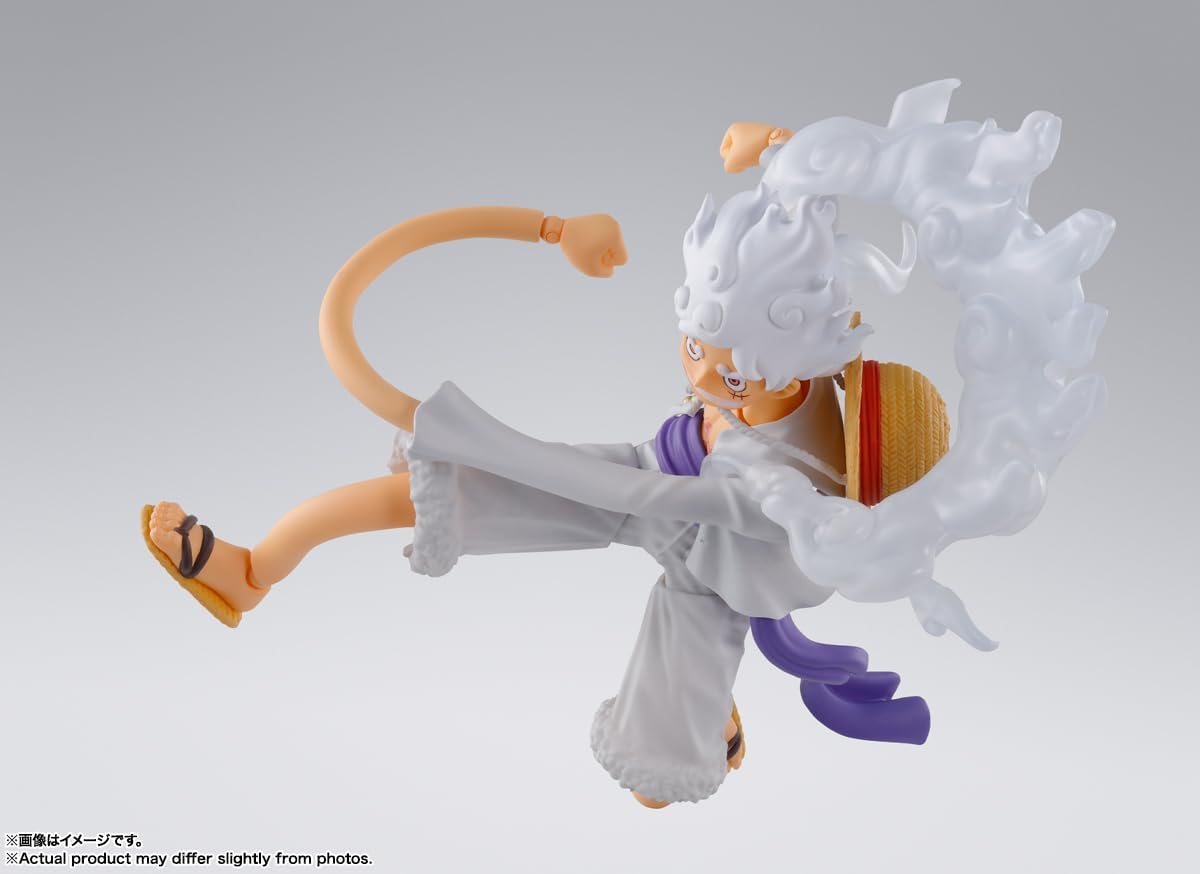 TAMASHII NATIONS - One Piece - Monkey D. Luffy -GEAR5- S.H.Figuarts Action Figure