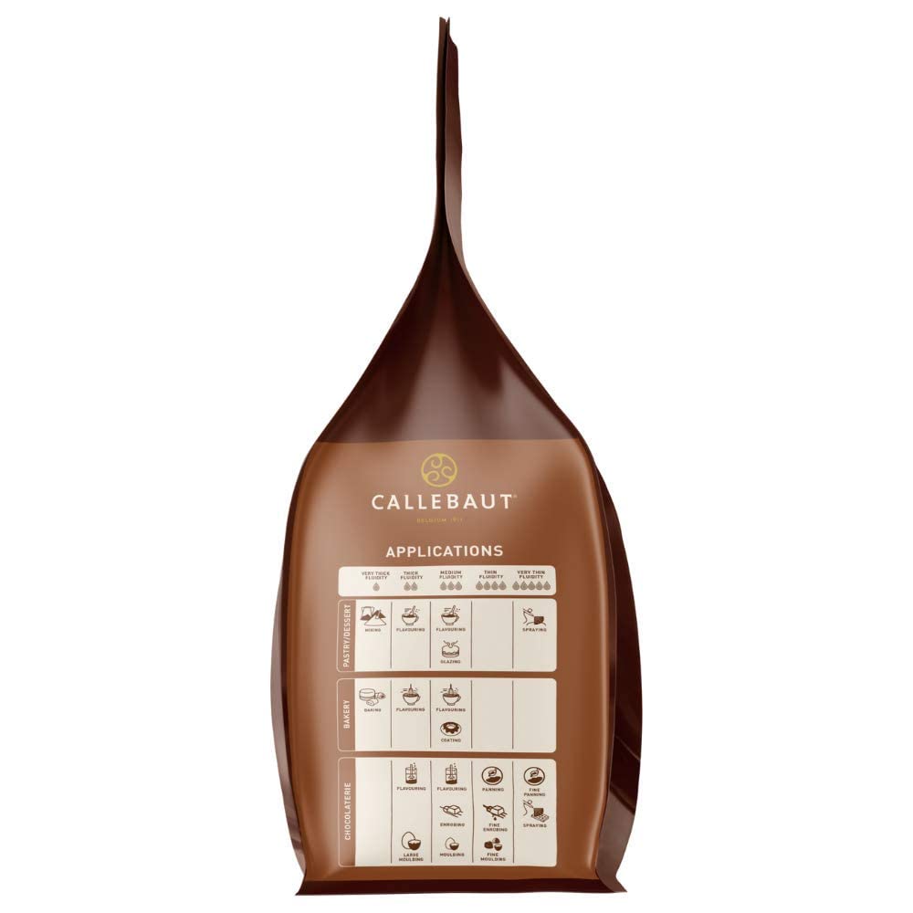 Callebaut No. 823 Finest Belgian Milk Chocolate Callets 2.5kg Bag