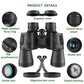 Binoculars for Adults and Kids,20x50 High Power Military Binoculars,Low Light Night Vision Waterproof HD Compact Binoculars,BAK4 Prism FMC Lens for Bird Watching Hunting Travel Football Stargazing