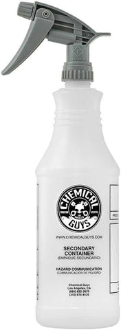 Chemical Guys Professional Spray Bottle, Chemical Resistant, 32 Oz