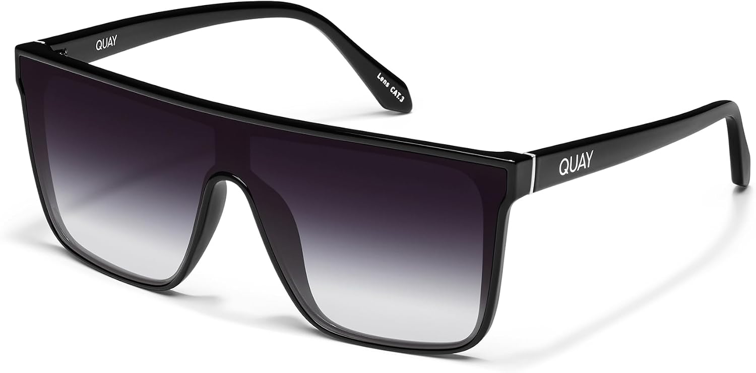QUAY Nightfall Medium Unixex Shield Sunglasses