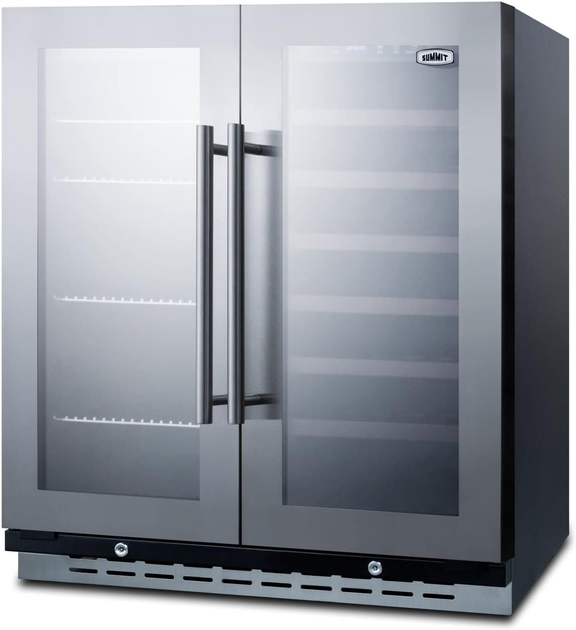 Summit 30” Wine Cellar/Beverage Center Combo, Stainless - SWBV3067B