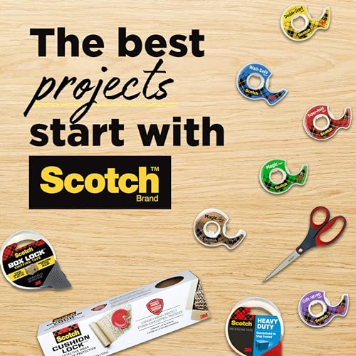 Scotch Magic Tape, Invisible, Home Office Supplies and Back to School Supplies for College and Classrooms, 12 Rolls