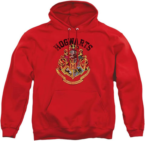 Trevco Harry Potter Hogwarts Crest Unisex Adult Pull-Over Hoodie