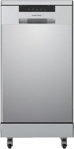HAMILTON BEACH Portable Dishwasher, SS/Platinum