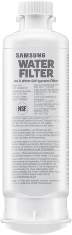 Samsung HAF-QIN/EXP Genuine Refrigerator Water Filter, Reduces 99% of Harmful Contaminants for Clean, Clear Drinking Water, 6-Month Life, Easy Install, Pack of 1