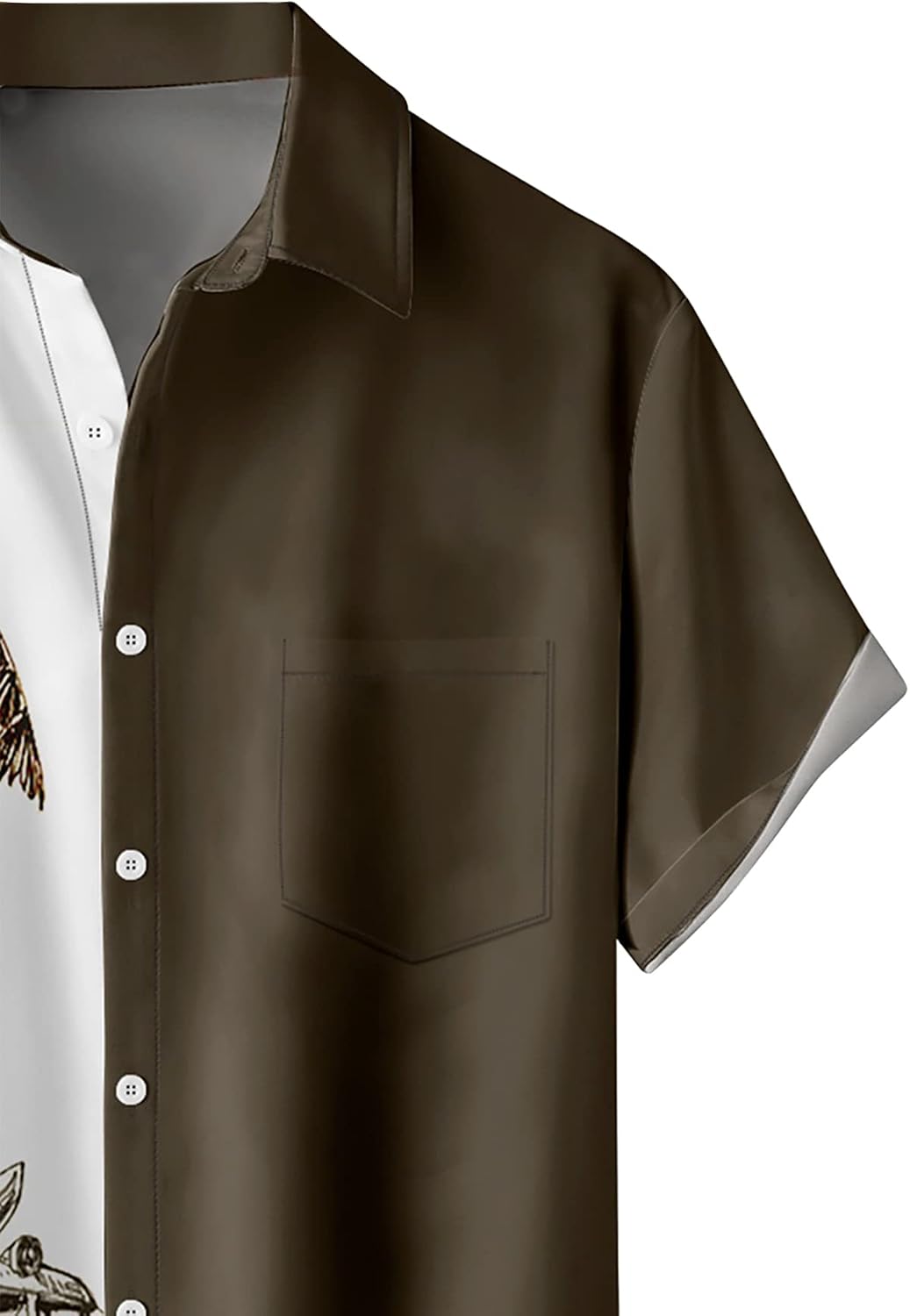 Hawaiian Shirts for Men Loose Short Sleeve Mens Beach Shirts Resort Casual Shirts