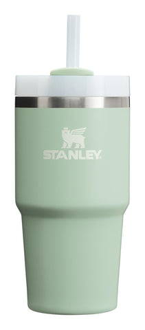 Stanley Quencher H2.0 Tumbler with Straw 20 oz | Twist On 3-Way Lid | Cupholder Compatible for Travel | Insulated Stainless Steel Cup | BPA-Free | Matcha Cream