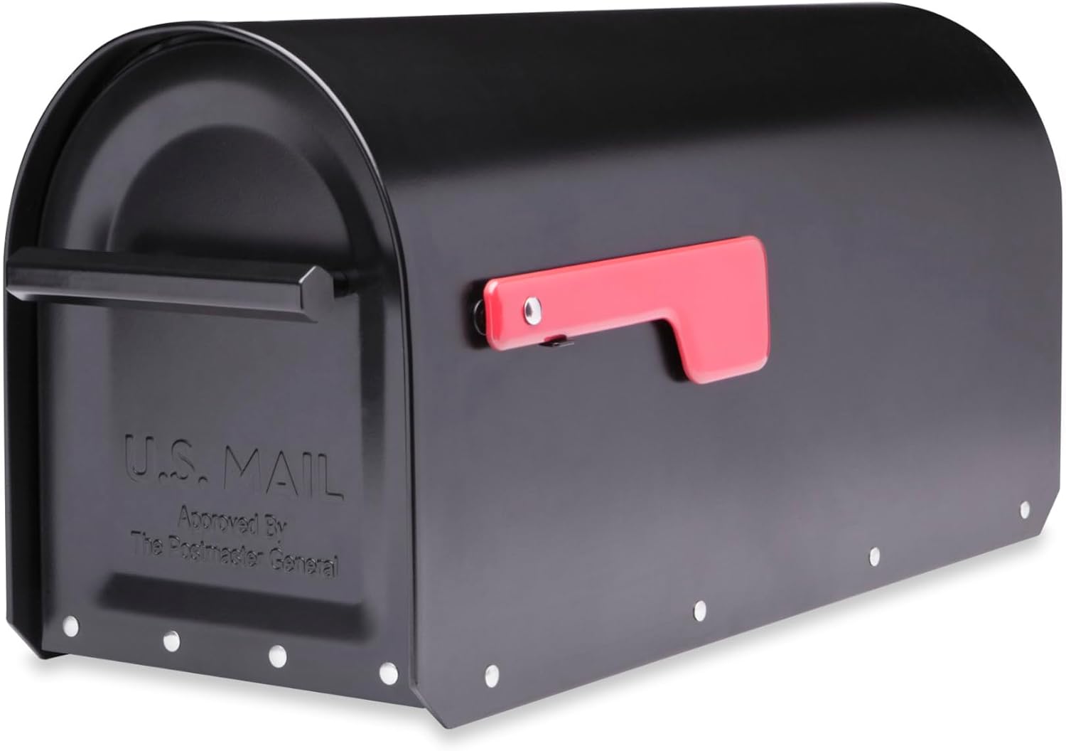 Architectural Mailboxes Sequoia Post Mount Mailbox, Black, Large