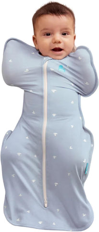 Love to Dream Swaddle Up Bamboo Baby Sleep Sack | 1.0 TOG, 5-8.5lbs, Blue