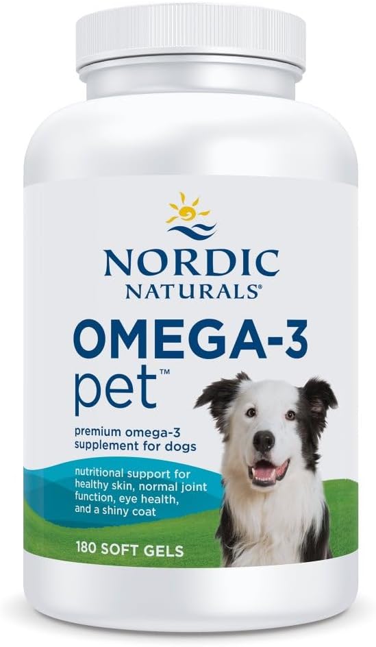 Nordic Naturals Omega-3 Fish Oil for Dogs with EPA + DHA - 180 Count