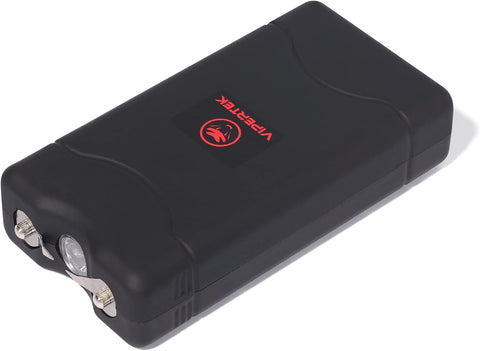 VIPERTEK VTS-880 Mini Stun Gun for Self Defense Rechargeable with LED Flashlight