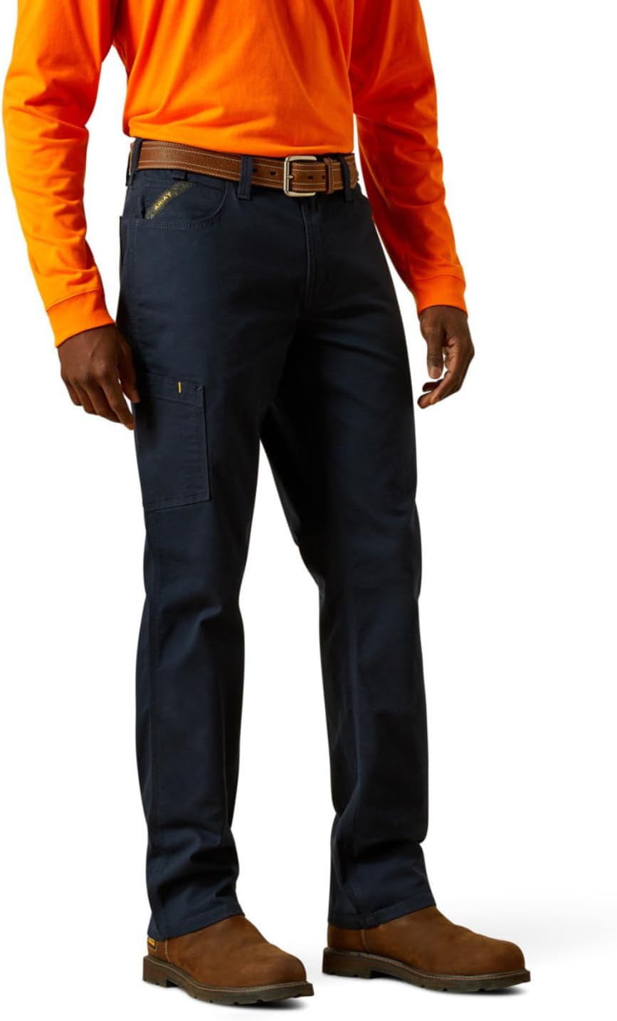 ARIAT Work Rebar M4 Low Rise DuraStretch Made Tough Stackable Straight Leg Pants