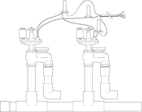 3-Pack Orbit 57065 3/4-Inch FPT Brass Automatic Anti-Siphon Valve with Flow Control