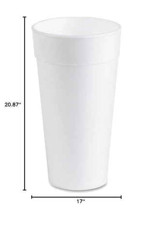 Genuine Joe 20oz Styrofoam Cup (Pack of 500)