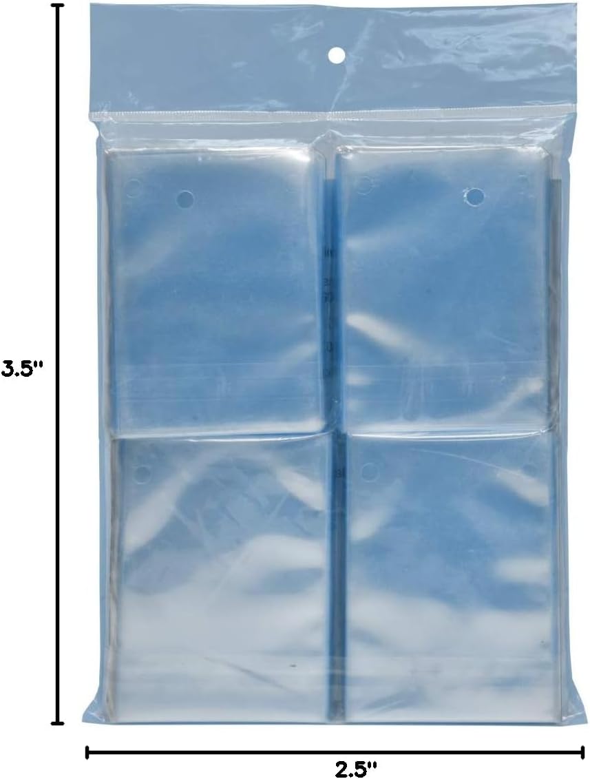 Ultra PRO - Penny Sleeves® Clear Card Sleeves for Standard Size Trading Cards measuring 2.5" x 3.5" (500 count pack)