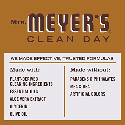 MRS. MEYER'S CLEAN DAY Hand Soap, Acorn Spice, Made with Essential Oils, 12.5 oz - Pack of 3