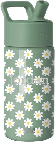 Simple Modern Personalized Kids Water Bottle | 14oz | Floral